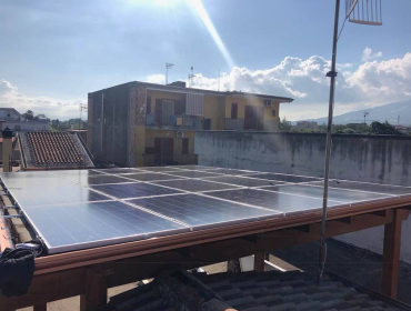 PERGOLA FOTOVOLTAICA 3 KW  SOMMA VESUVIANA (NA) 
