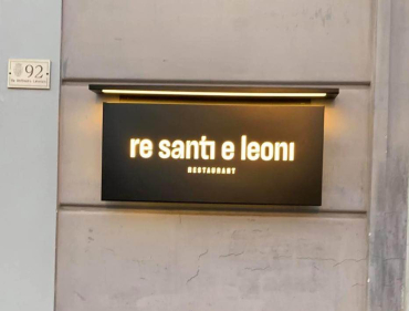 IMPIANTO ELETTRICO RISTORANTE RE SANTI E LEONI 